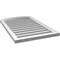 Ekena Millwork Arch Top Surface Mount PVC Gable Vent: Non-Functional, w/2"W x 1-1/2"P Brickmould Frame, 22"W x 32"H GVPAR22X3202SN - alternate 2